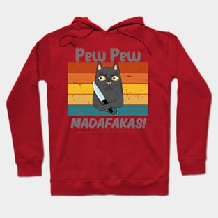 Pew Pew Shirt, Pew Pew Madafakas T-Shirt, Sunset Shirt, Vintage Shirt, Cat Lover Gift, Funny Cat Shirt, Summer Shirt, Cool cat shirt Hoodie